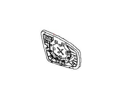Nissan 96366-1AA0A Glass-Mirror, LH