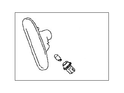 Nissan B6190-67Y00 Lamp Assembly-Rear Side Marker, RH