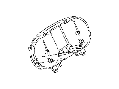 Nissan 24820-CZ30A Instrument Cluster Speedometer