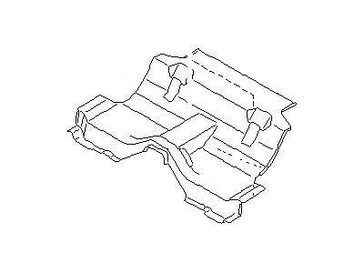 Nissan 74512-42F35 Floor-Rear, Front