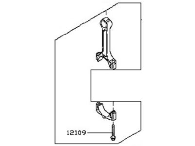 Nissan 12100-ED800 Rod Complete-Connecting