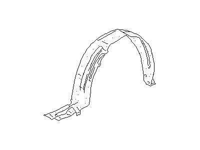Nissan 63840-65E00 Protector-Front Fender, RH