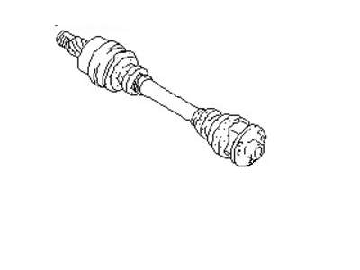 Nissan 39600-07F15 Shaft-Rear Drive RH