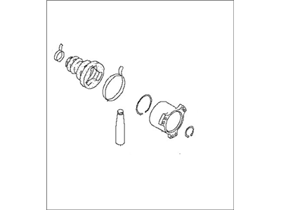 Nissan 39741-03P88 Repair Kit-Dust Boot, Rear Drive Shaft