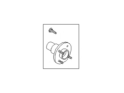 Nissan 40202-4M400 Hub Assembly-Road Wheel, Front