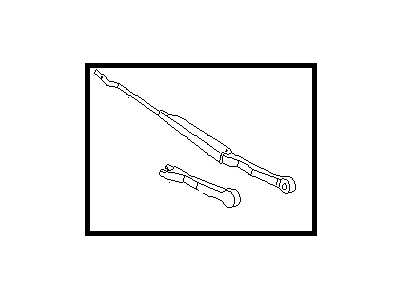 Nissan 28880-D1205 Windshield Wiper Arm Assembly