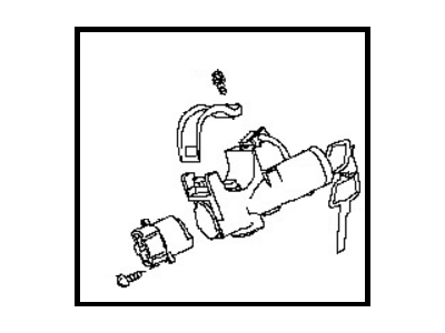 Nissan D8700-EL50A Lock Set-Steering
