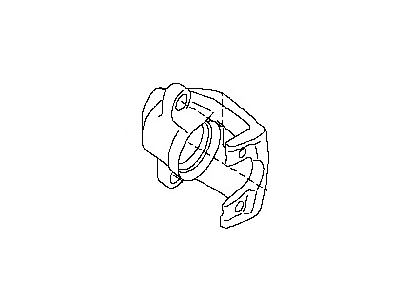 Infiniti 44011-7S000 CALIPER Assembly-Rear LH, W/O Pads Or SHIMS