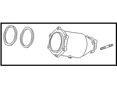 Nissan B08A0-0W000 Three Way Catalytic Converter