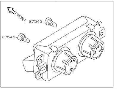 Nissan 27501-ZC100 Control Assembly Rear