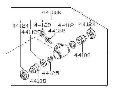 Nissan 44100-60A13 Wheel Cylinder