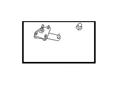 Nissan 28860-0W000 Pivot Assy-Wiper, No 2