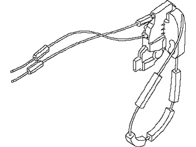 Nissan 80500-EA000 Front Right (Passenger-Side) Door Lock Actuator