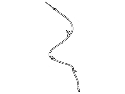 Nissan 36531-ZP00A Cable Assy-Brake, Rear LH