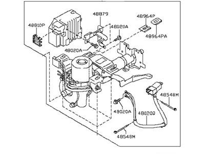 Nissan 48811-1KM0D Motor Assembly-Eps