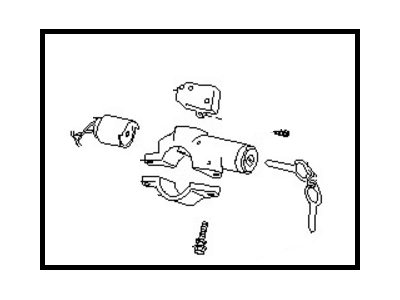 Nissan 48700-65Y26 Lock Set-Steering