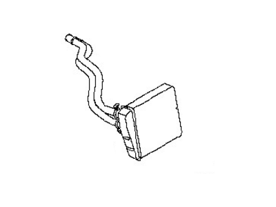 Nissan 27140-EM50A Core Assy-Front Heater