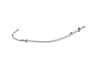 Nissan 36531-7Y000 Cable Assy-Brake, Rear LH