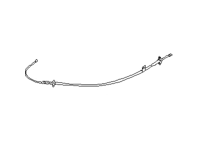 Nissan 36531-CK000 Cable Assy-Brake, Rear LH