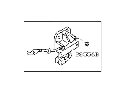 Nissan 98830-0Z925 Sensor-Side AIRBAG, RH