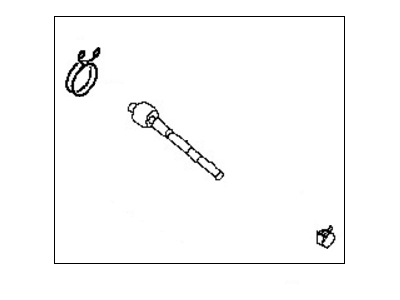 Nissan D8521-1AA0A Socket Kit-Tie Rod, Inner