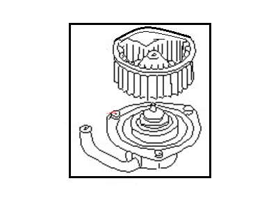 Nissan 27220-01G03 Fan W/MOTOR