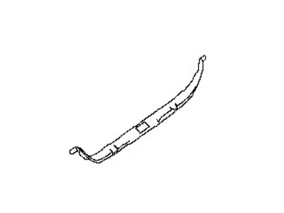 Nissan 84992-7Y000 Plate-Trunk, Rear