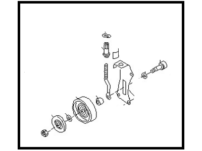 Infiniti 11925-31U00 Pulley Assy-Idler, Compressor