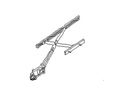 Nissan 80721-G5402 Regulator Door Window LH