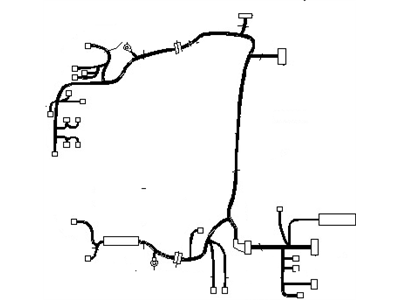 Nissan 24012-5HA0A Harness-Engine Room