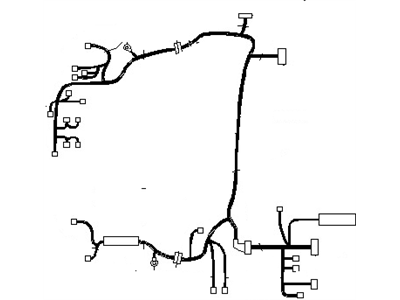 Nissan 24012-7FL3A Harness-Engine Room