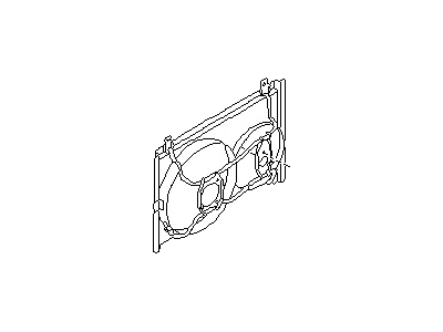 Nissan 21483-85E00 Shroud Assy-Radiator