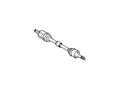 Nissan 39101-D5610 Shaft Assembly Front Drive LH