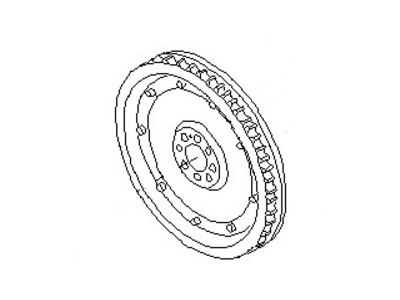 Nissan 12310-4W000 FLYWHEEL Assembly