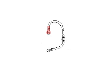 Nissan 46211-G5110 Hose Assembly-Brake Front RH