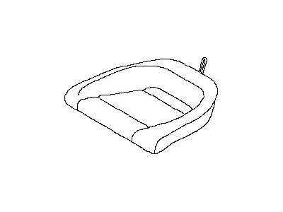 Nissan 88350-EA500 Cushion Assy-Rear Seat, LH