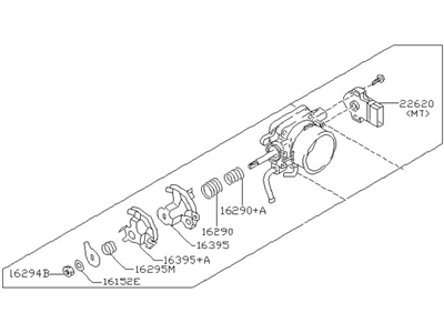 Infiniti 16118-94Y00 Chamber Assy Throttle