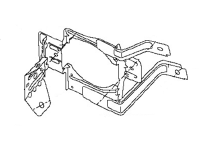 Nissan 26910-3RA0A Bracket-Fog Lamp, RH