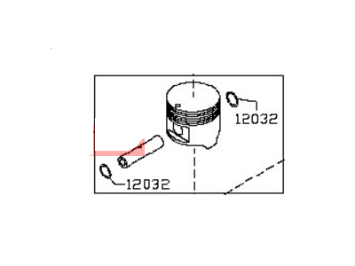 Nissan A2010-JG31A Piston, W/PIN