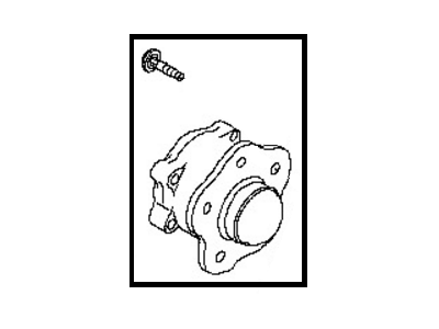 Nissan 43202-JP00A Hub Assy-Rear