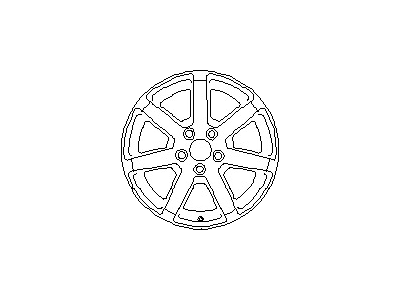 Nissan 40300-40P88 Aluminum Wheel LH