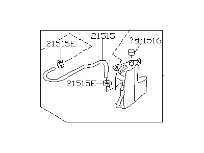 Nissan 21710-8B400 Tank Assy-Reserve