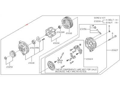 Nissan 2310M-0L706RW Reman Alternator Assembly