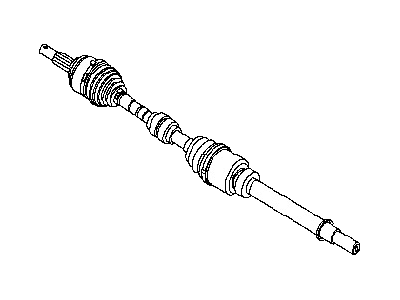 Nissan 39100-ET200 Shaft Assy-Front Drive, RH