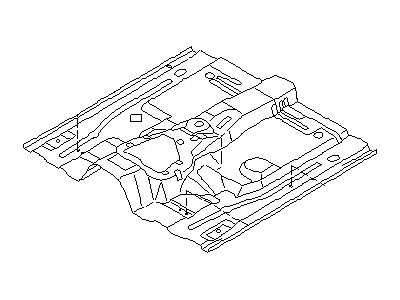 Nissan 74312-D4530 Floor Front