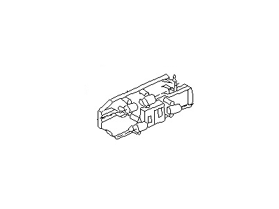 Nissan 26556-1E400 Socket & Back Cover Assembly, Driver Side