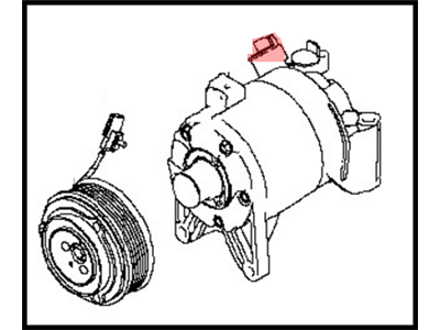 Infiniti 92600-1JA1A Compressor-Air Conditioner