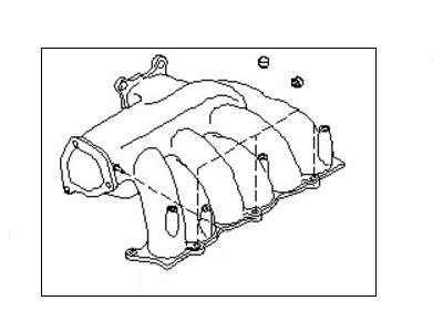 Nissan 14010-7Y040 Collector-Intake Manifold