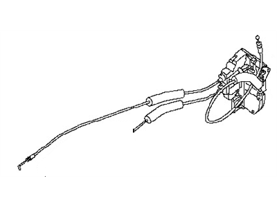 Nissan 80500-9GE0A Front Right (Passenger-Side) Door Lock Actuator