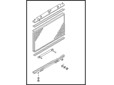 Nissan 21460-1L017 Radiator Assy